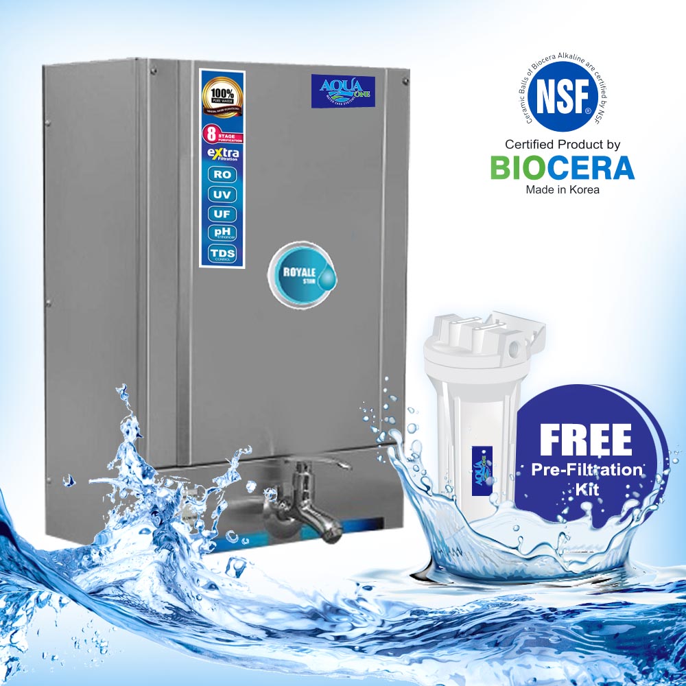 ROYALE Plus Purification Technology: RO + UV + Alkaline Filter